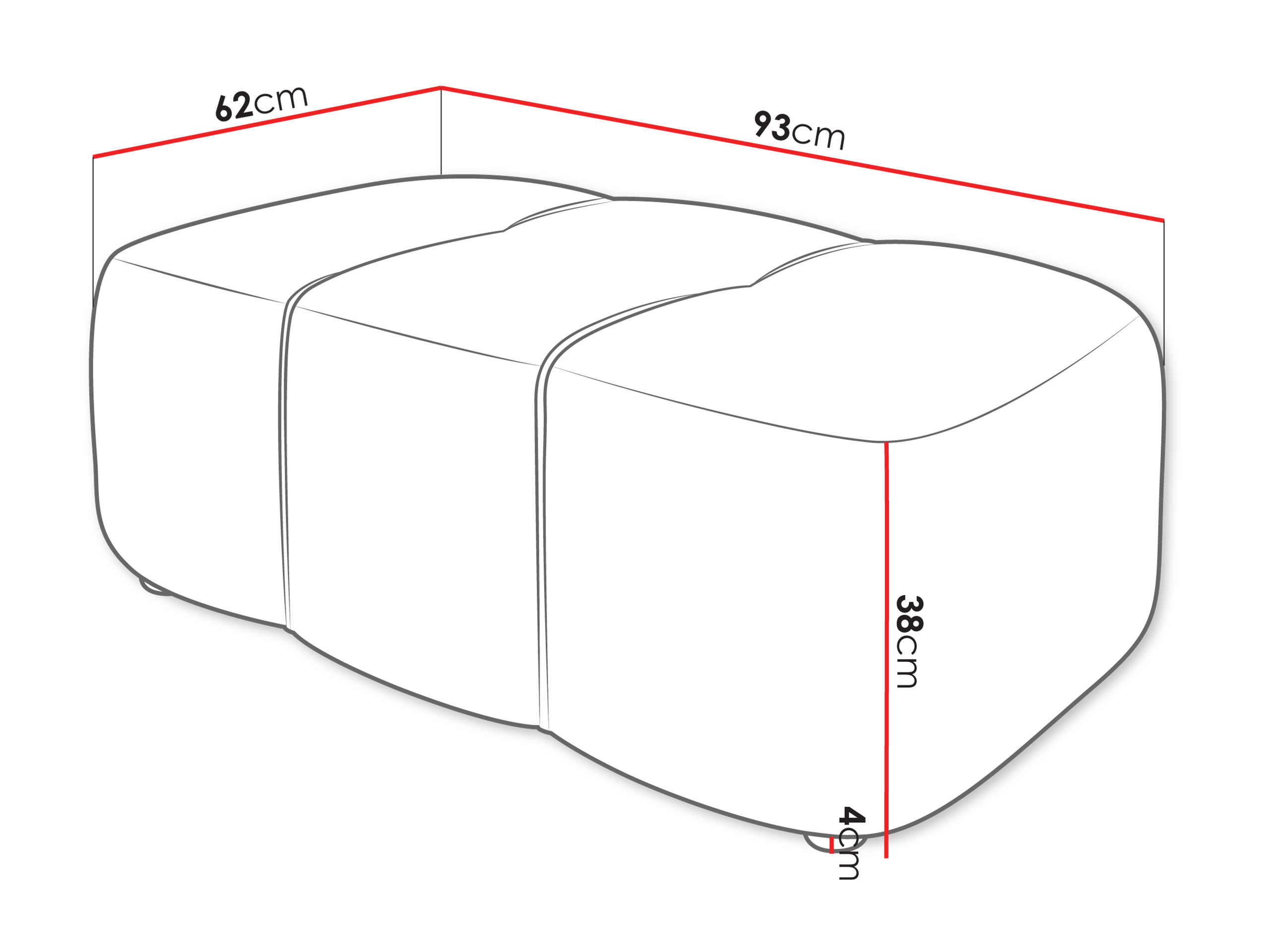 Banco estofado Comfivo Laurus (Coral 45)