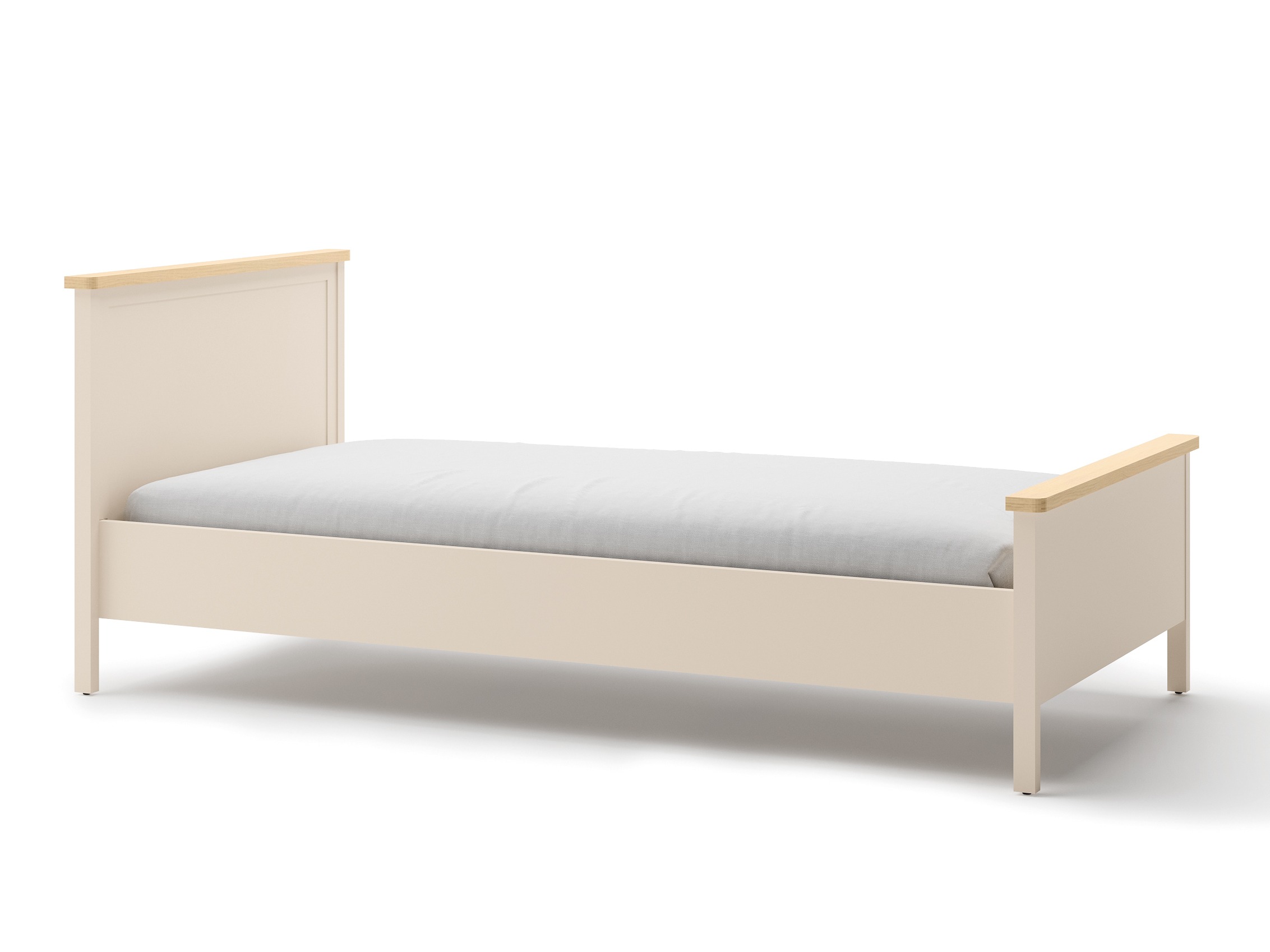 Cama Romelbo 148 (Bege + Carvalho)