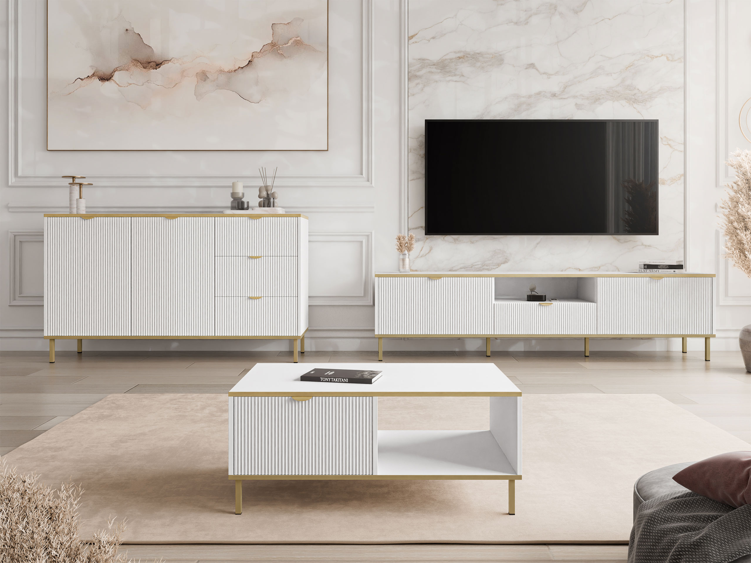 Conjunto para sala de estar Comfivo Elblare