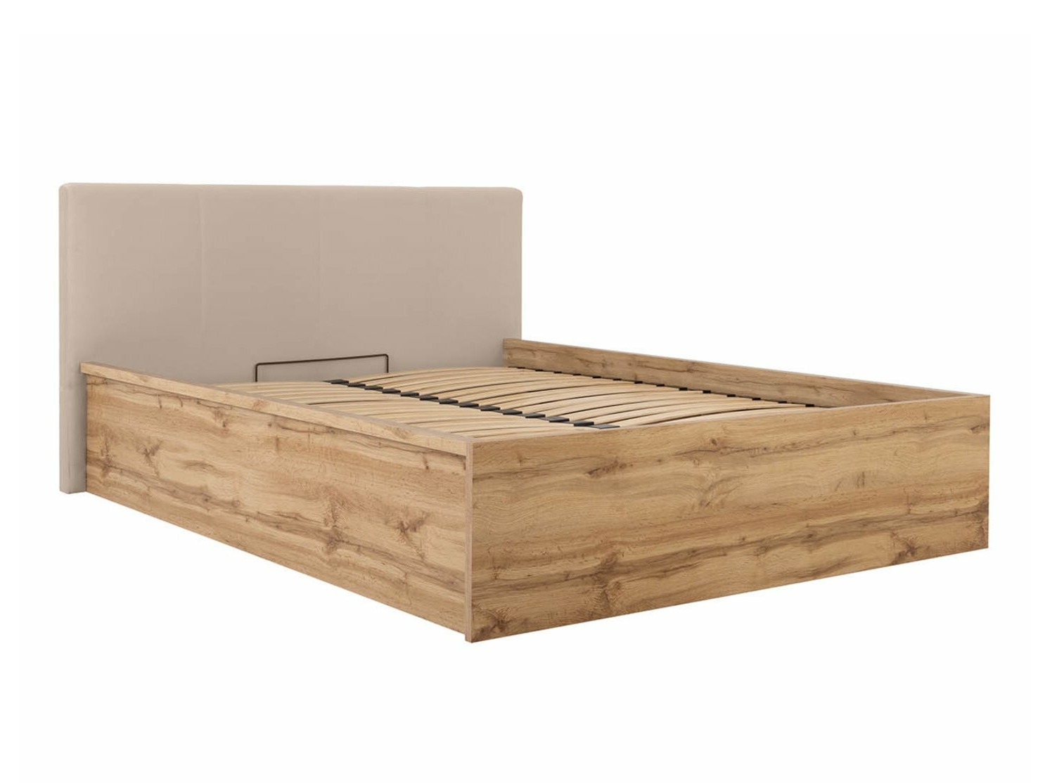 Cama Livevaro 123 (Carvalho wotan + Bege)