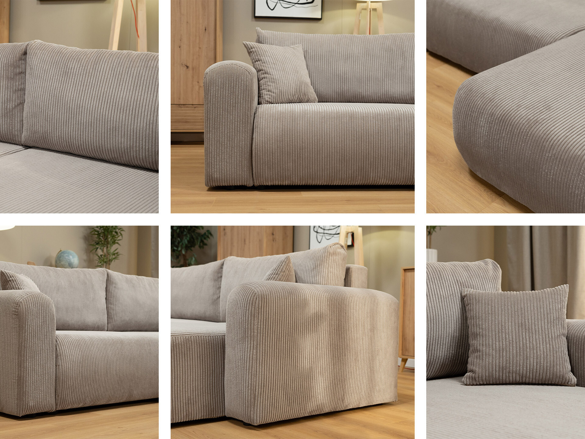 Sofá de canto Luxum (Poso 02)