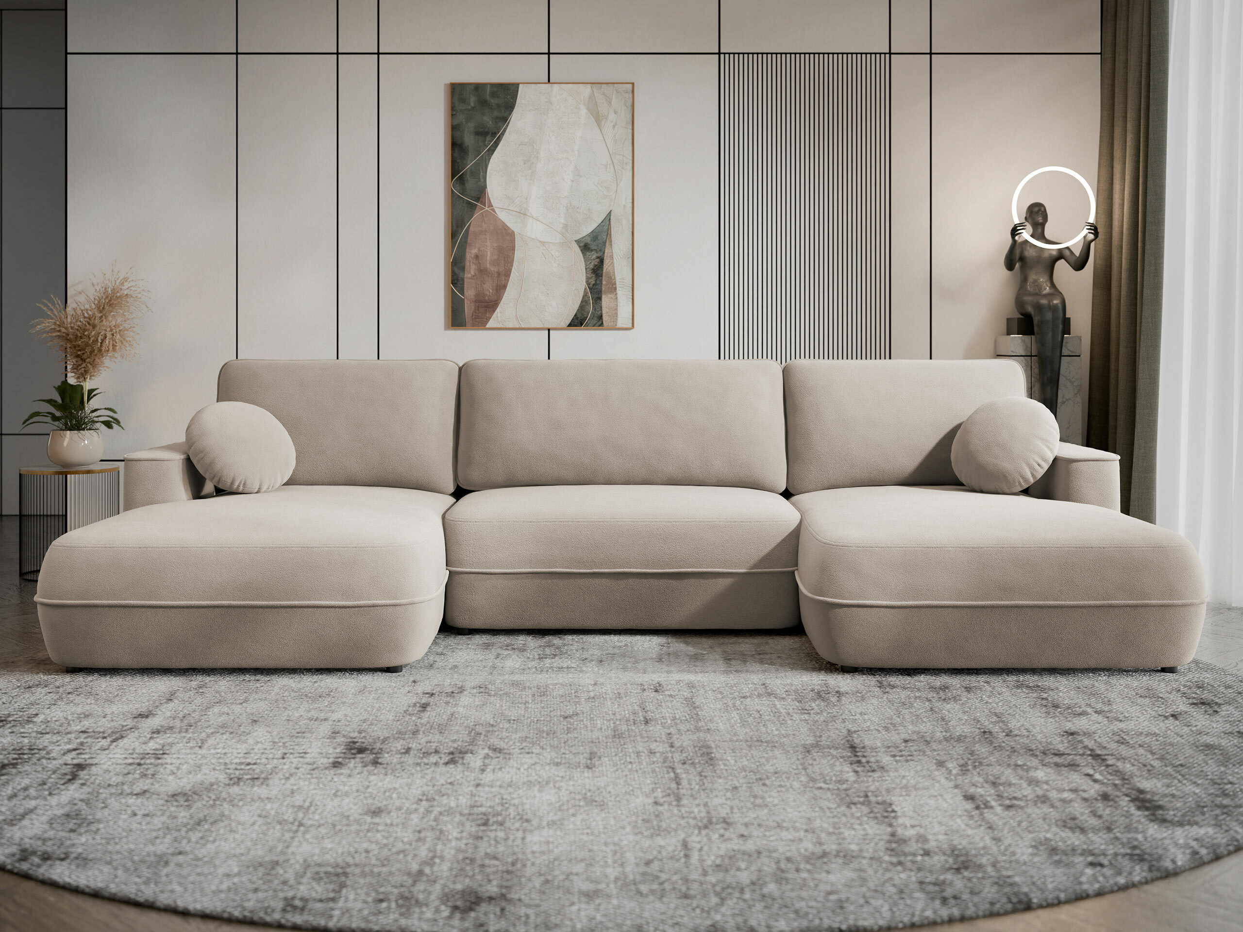 Sofá de canto Magal (Velo 623)