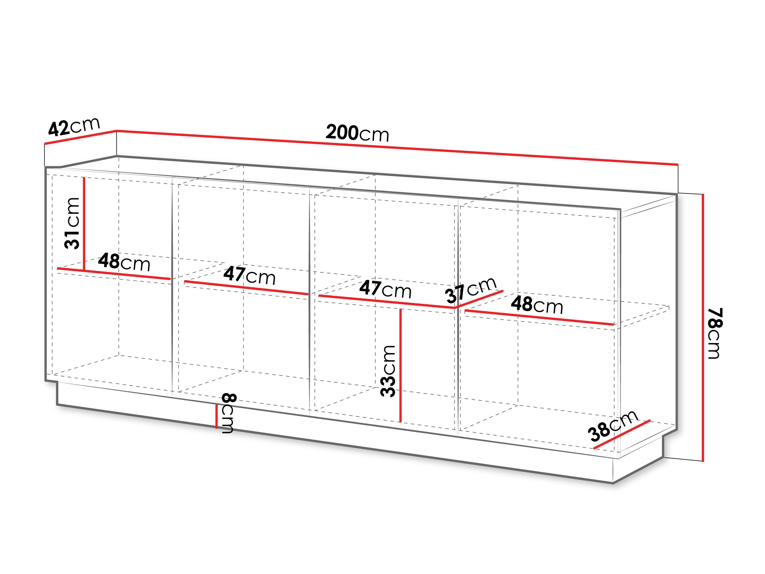 Aparador Lingua (Branco)