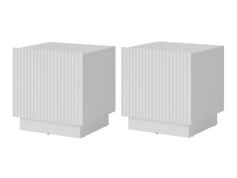 Conjunto de mesas de cabeceira Lingua (Branco)