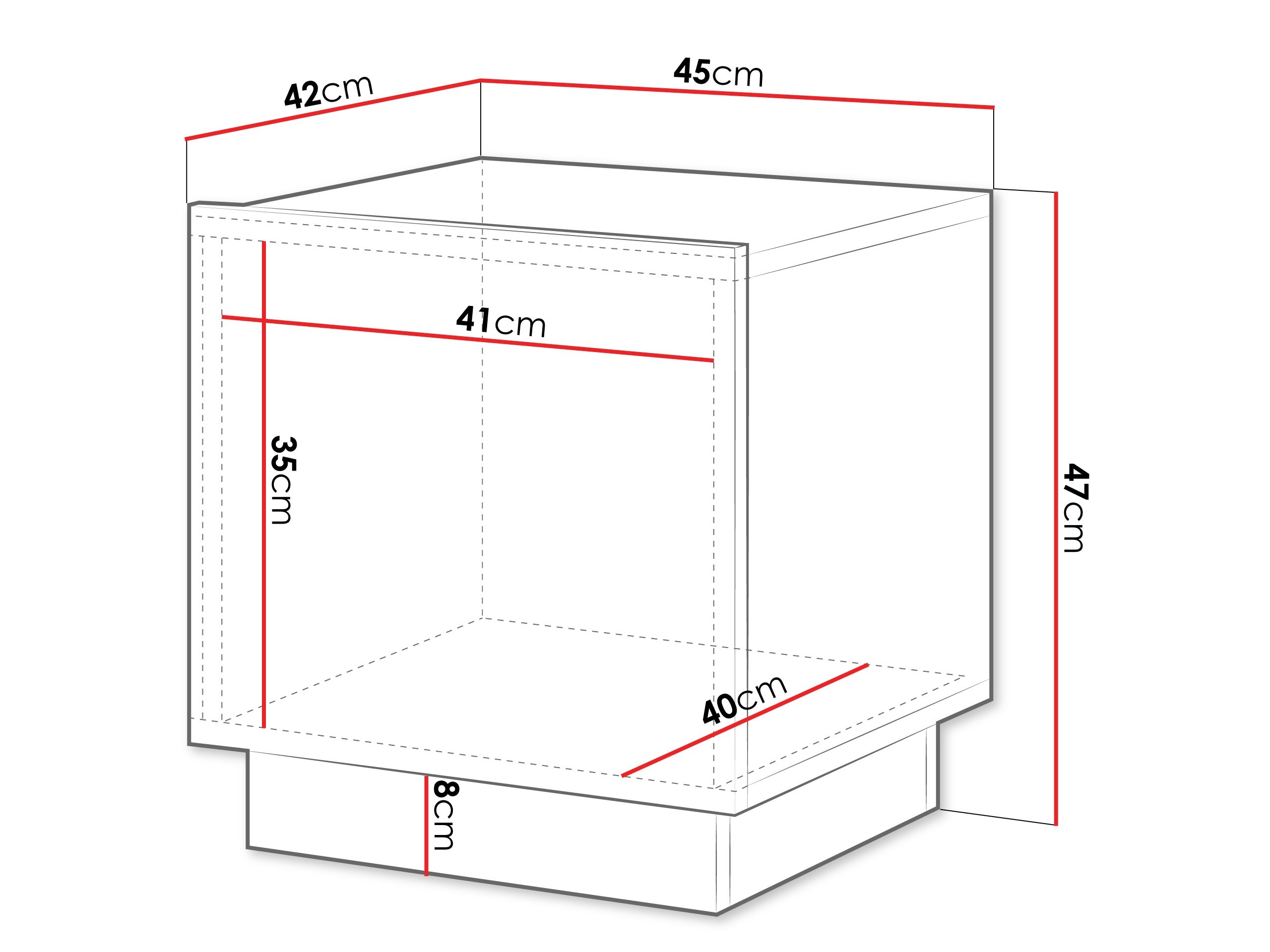 Conjunto de mesas de cabeceira Lingua (Branco)