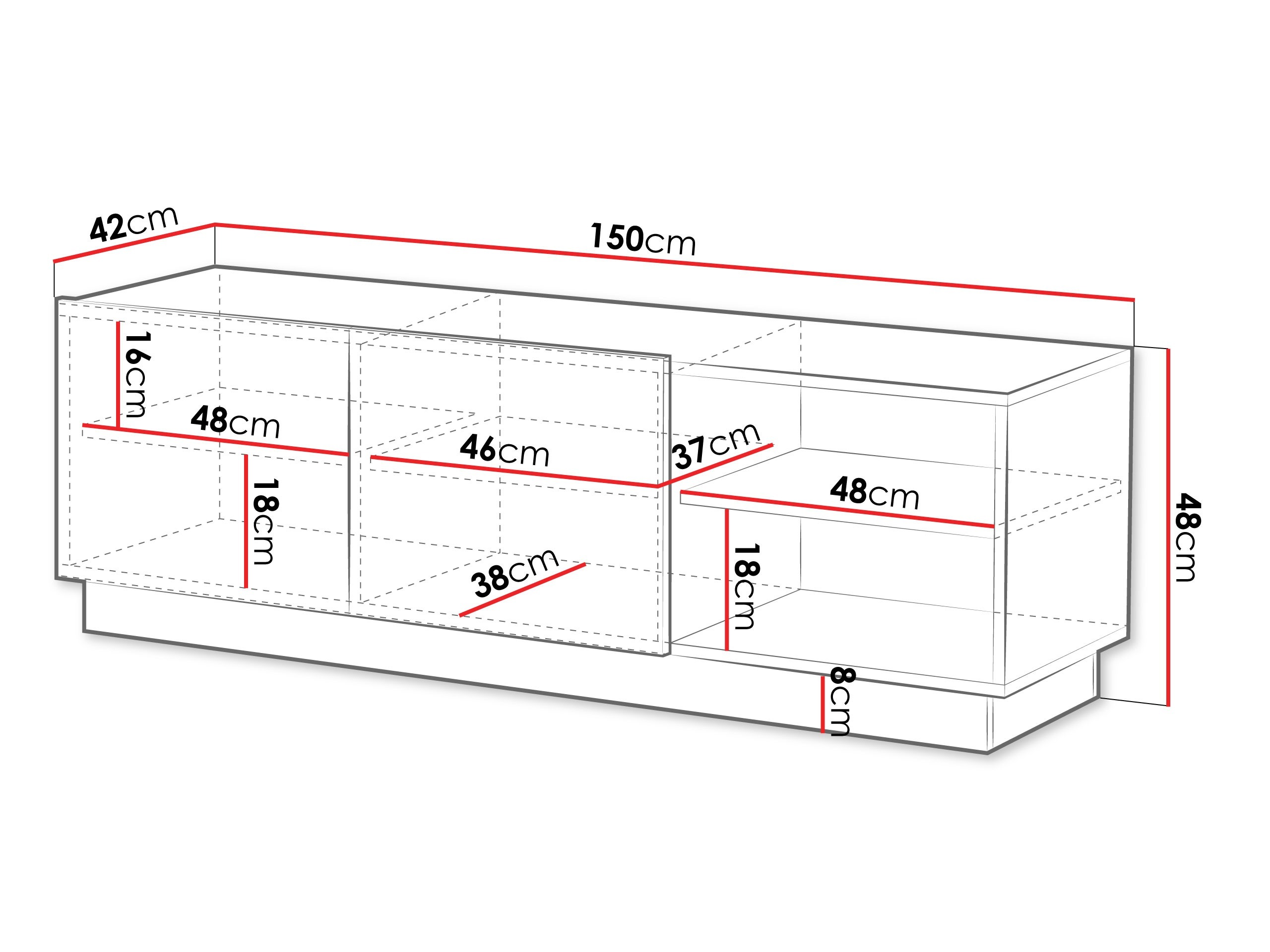 Móvel de TV Lingua (Branco)
