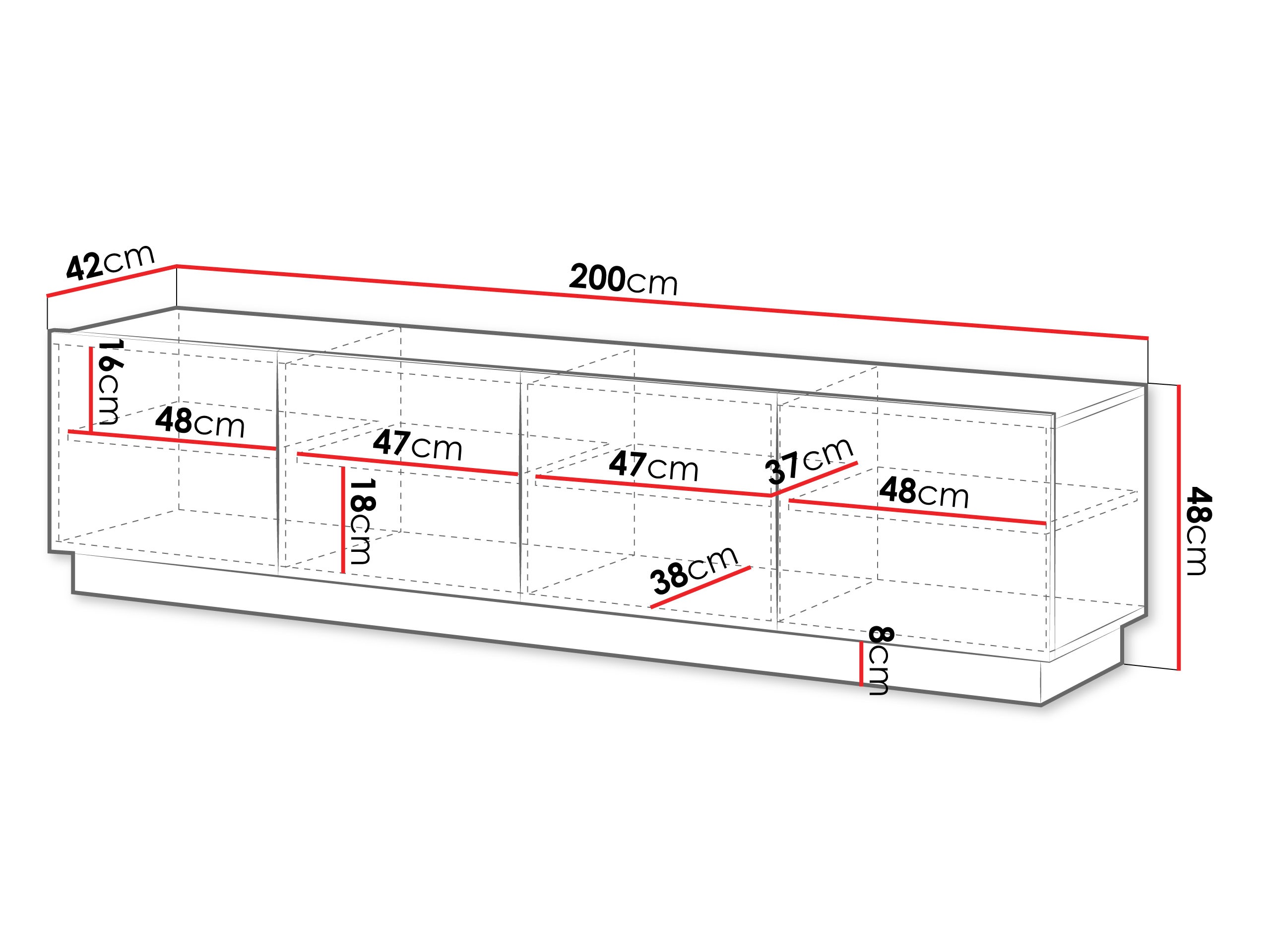 Móvel de TV Lingua I (Branco)