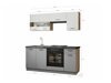 Conjunto de cozinha modular Ati White Grey 117