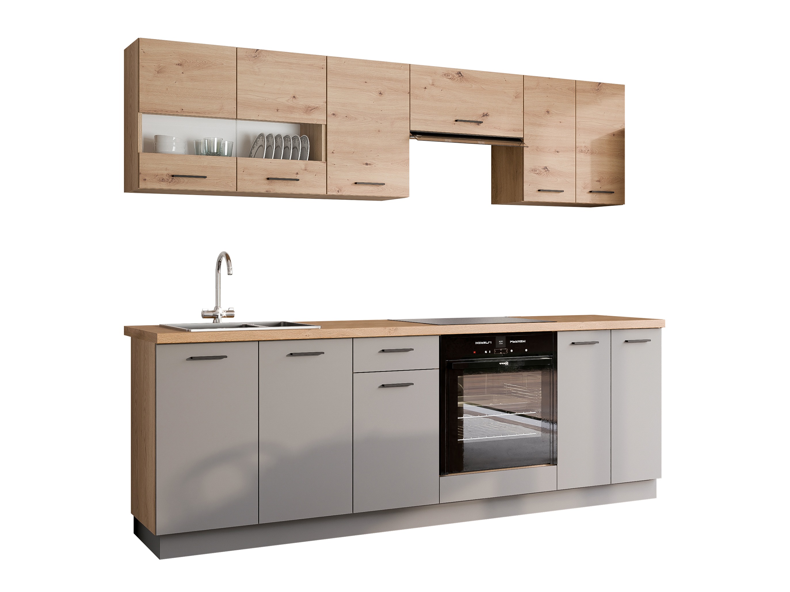 Conjunto de cozinha modular Ati Grey Artisan 100