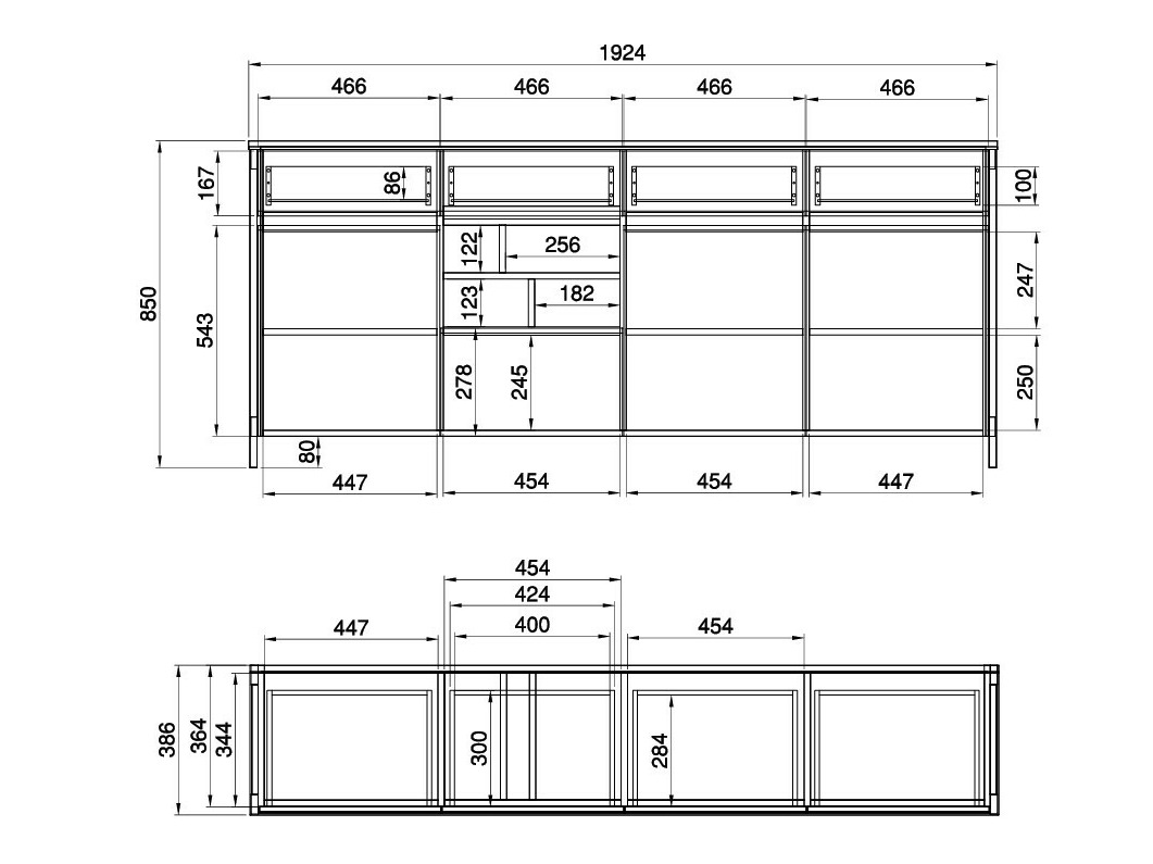 Conjunto de mobiliário Fermaru 114 (Verde empoeirado + Carvalho)