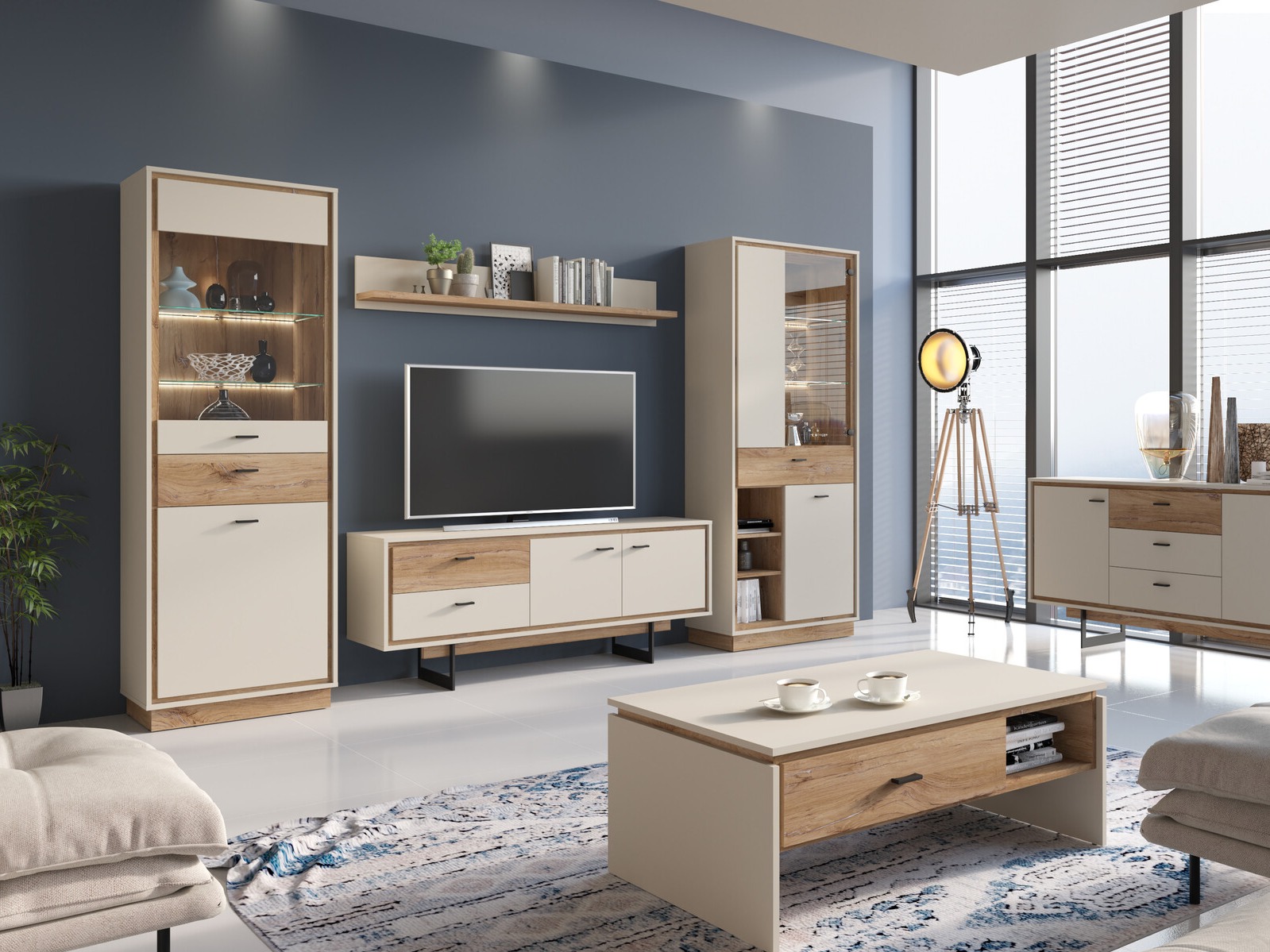 Estante de parede Marcalu 107