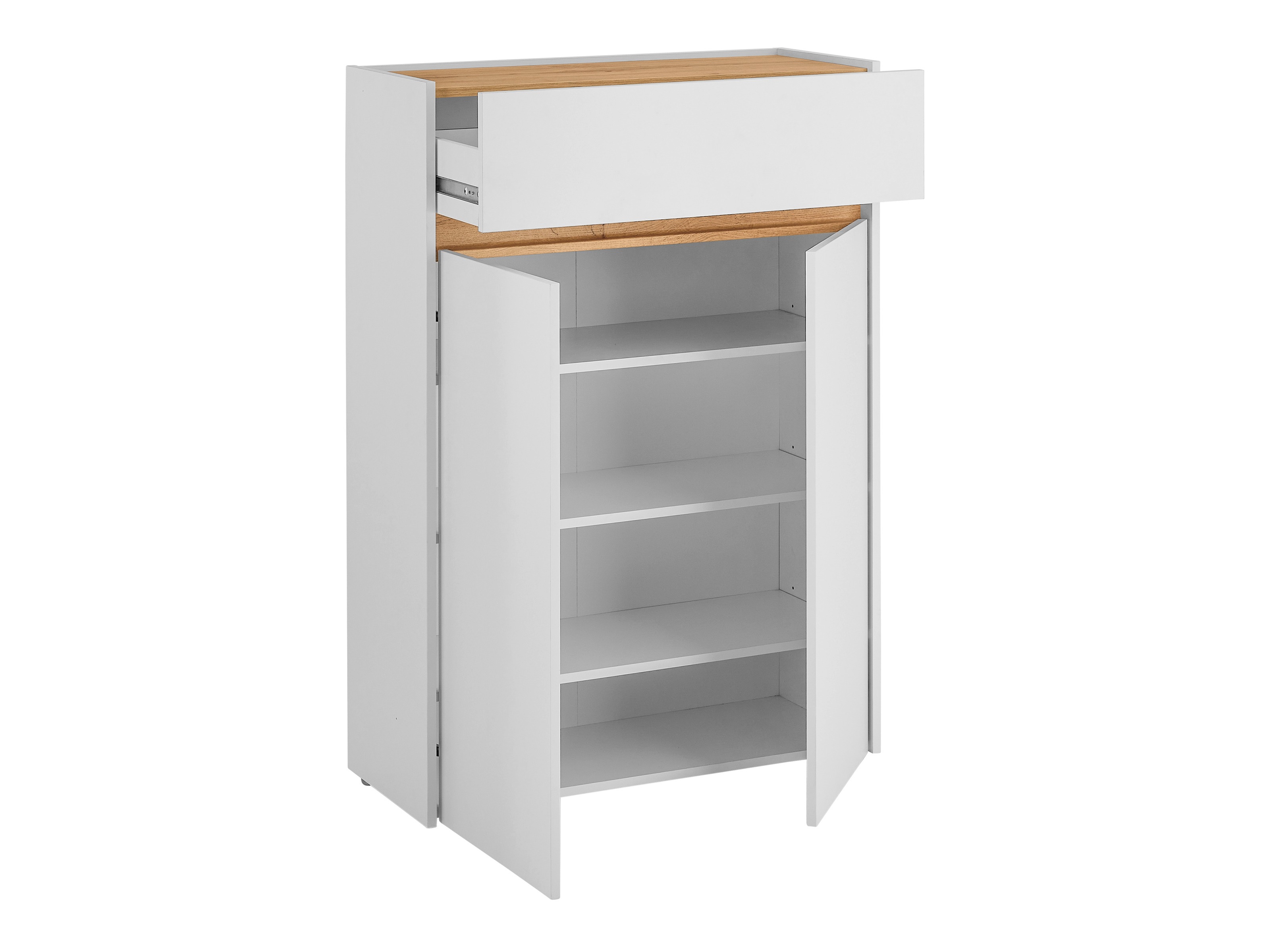 Conjunto para corredor Elbsori 176 (Branco + Carvalho wotan)