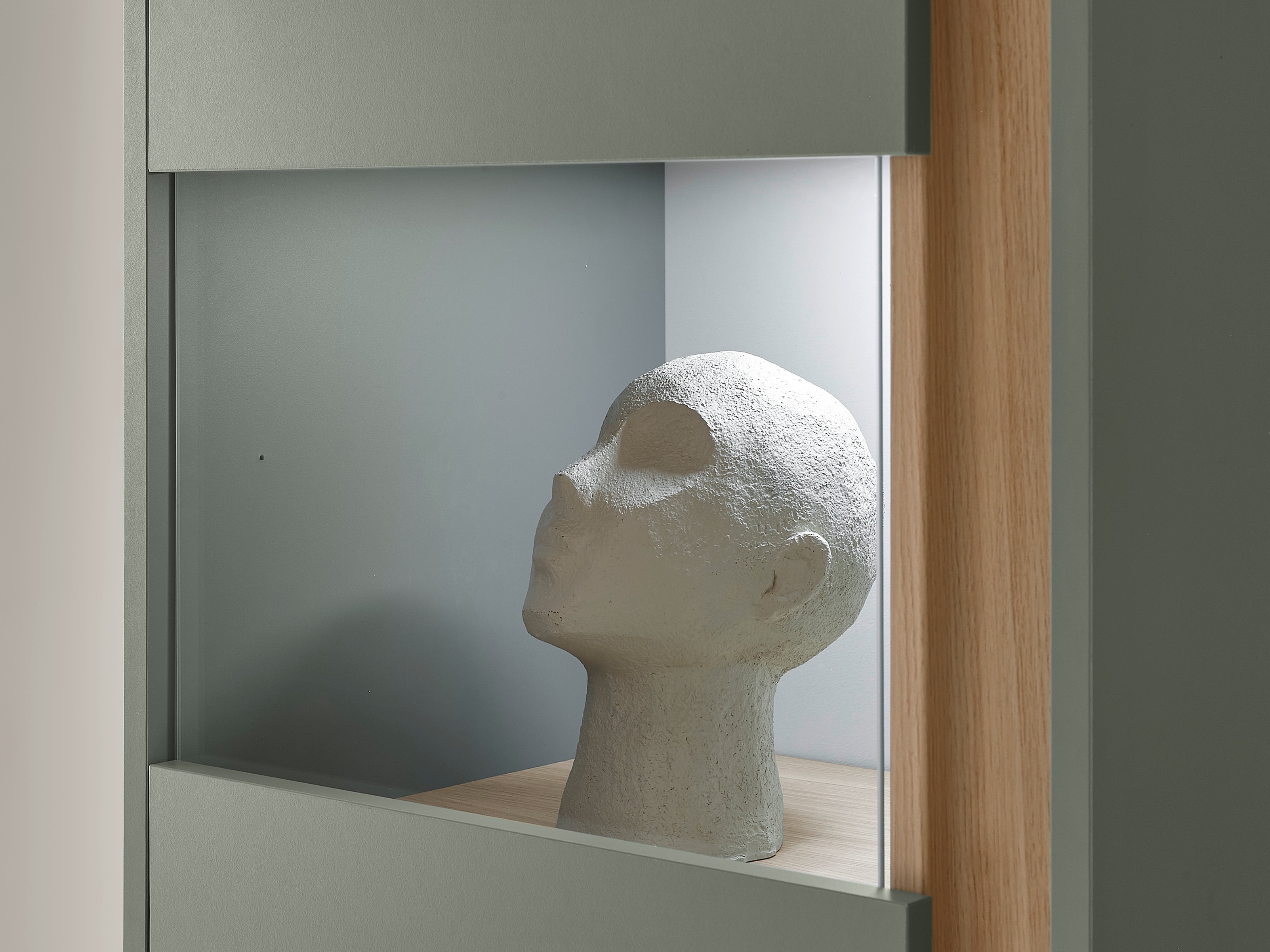 Estante Elbsori 102 (Verde + Carvalho)