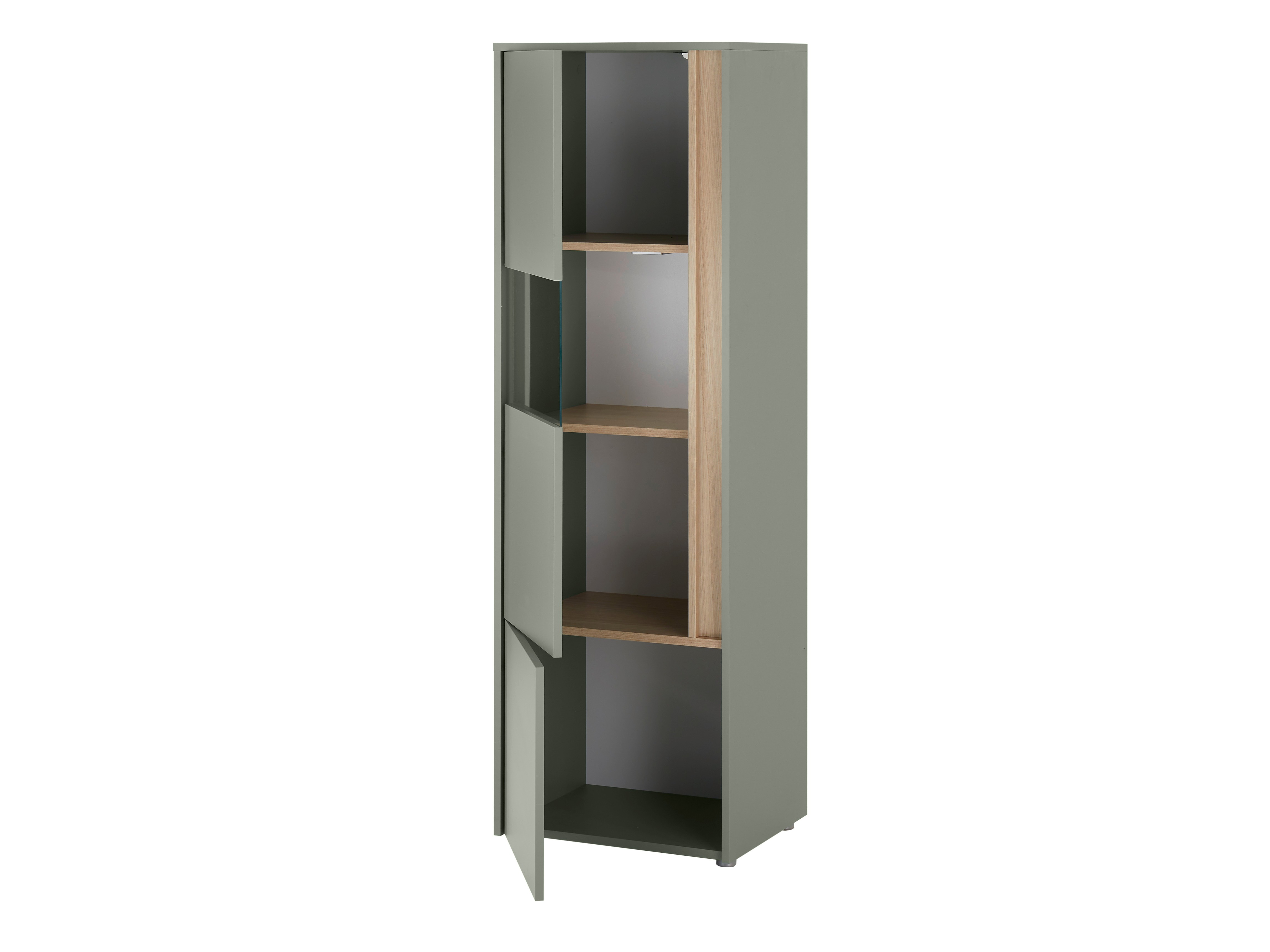 Estante Elbsori 102 (Verde + Carvalho)