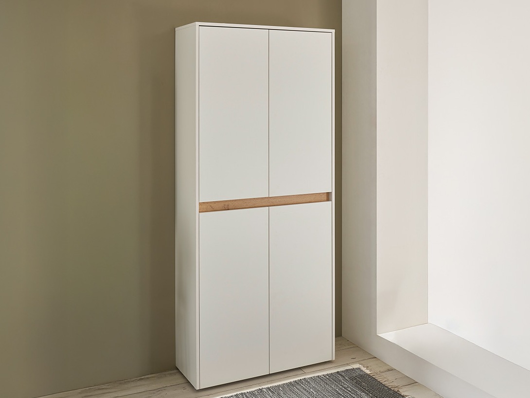 Estante Elbsori 174 (Branco + Carvalho wotan)