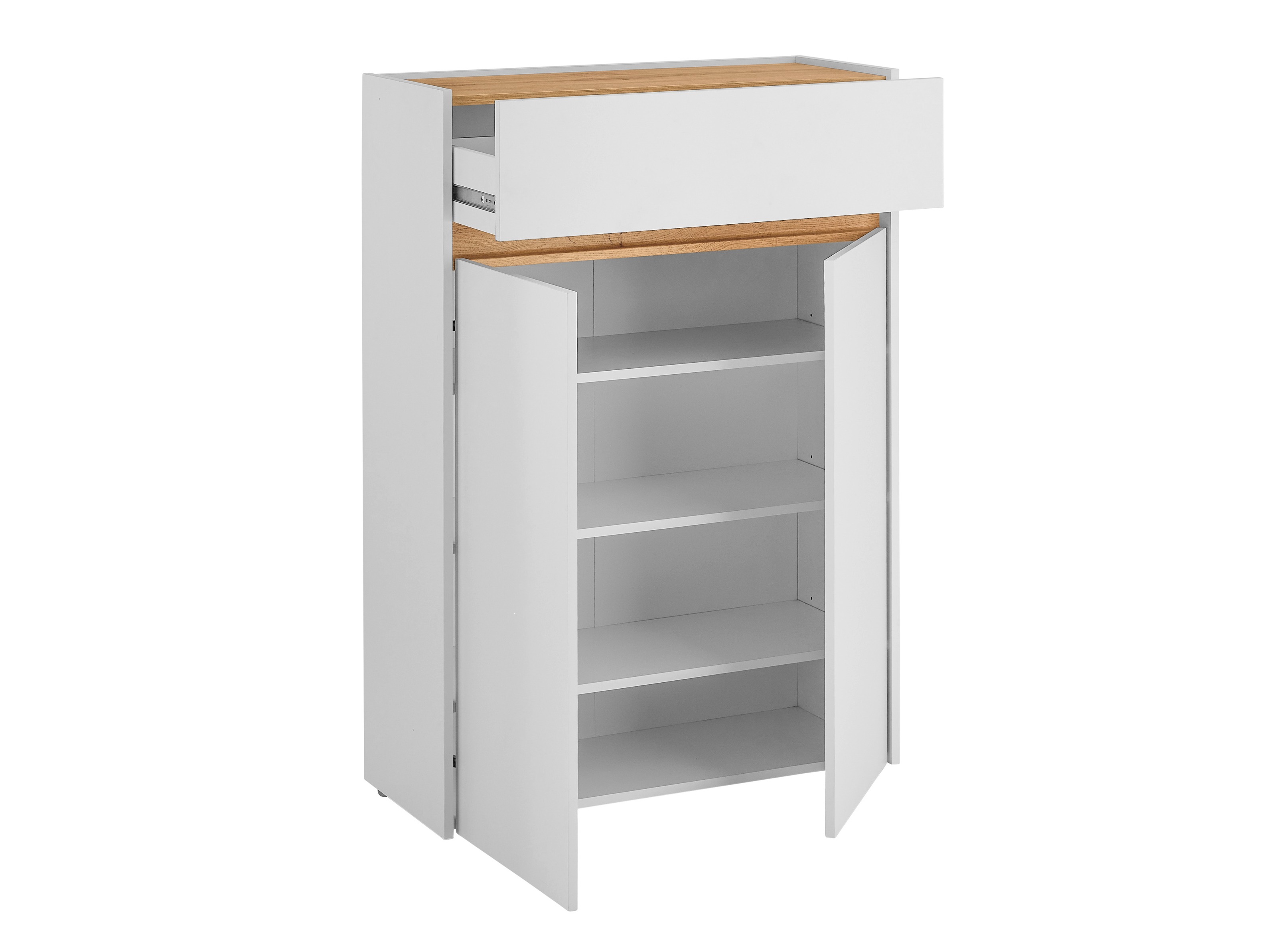 Sapateira Elbsori 173 (Branco + Carvalho wotan)