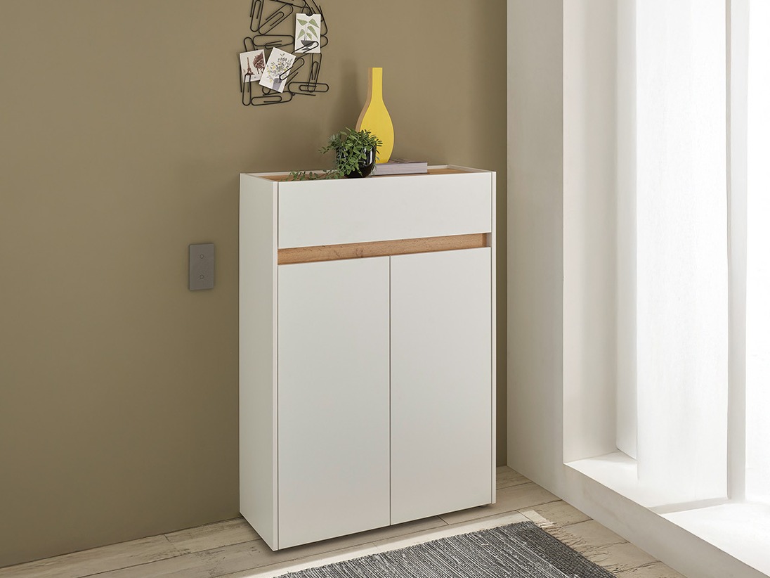 Sapateira Elbsori 173 (Branco + Carvalho wotan)