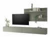 Conjunto para sala de estar Elbsori 120 (Verde + Carvalho)