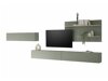 Conjunto para sala de estar Elbsori 121 (Verde + Carvalho)