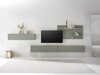 Conjunto para sala de estar Elbsori 121 (Verde + Carvalho)