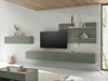 Conjunto para sala de estar Elbsori 121 (Verde + Carvalho)