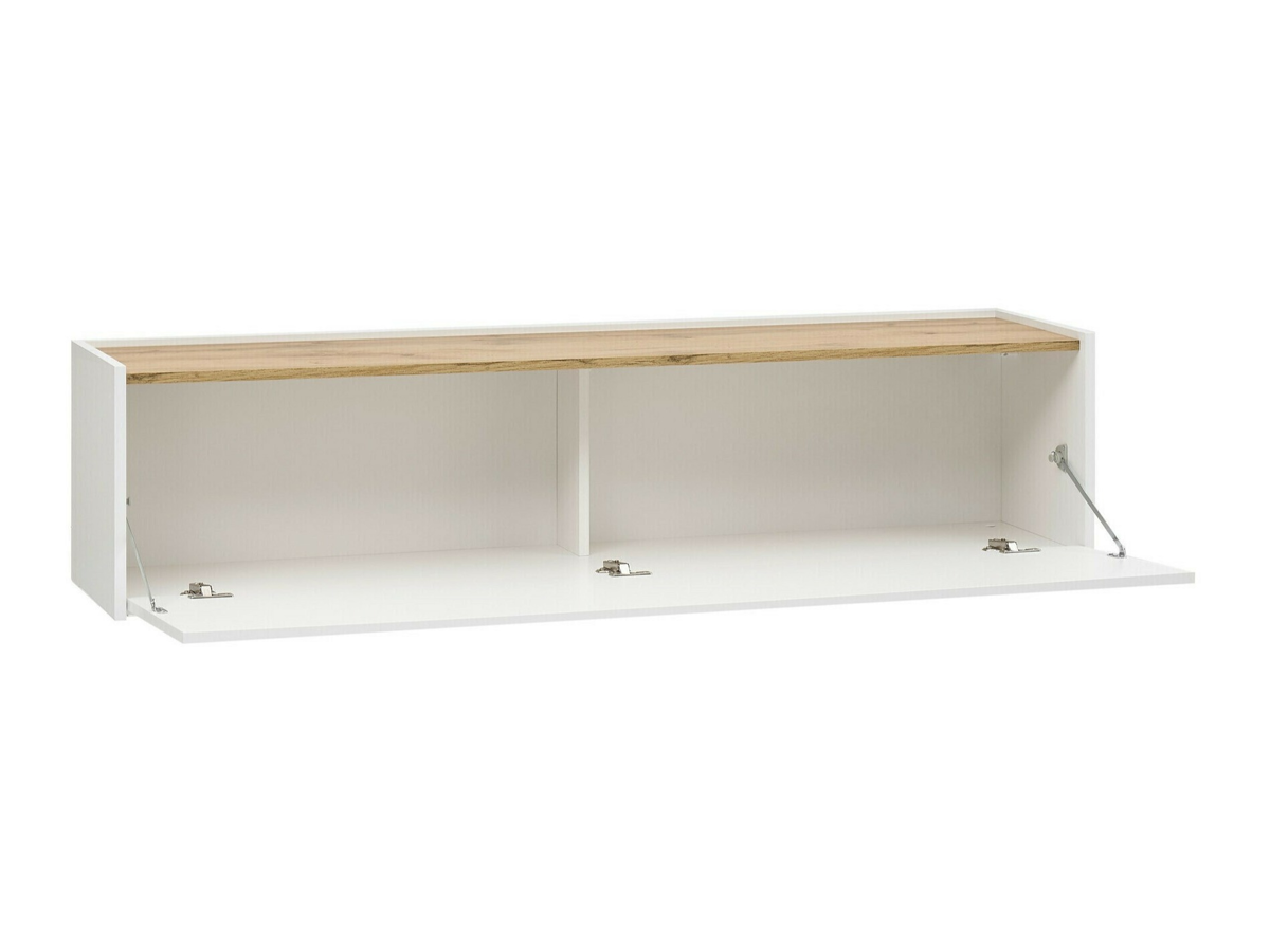 Conjunto para sala de estar Elbsori 122 (Branco + Carvalho wotan)