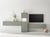 Conjunto para sala de estar Elbsori 122 (Verde + Carvalho)