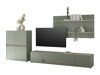 Conjunto para sala de estar Elbsori 127 (Verde + Carvalho)