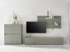 Conjunto para sala de estar Elbsori 127 (Verde + Carvalho)