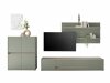 Conjunto para sala de estar Elbsori 127 (Verde + Carvalho)