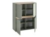 Conjunto para sala de estar Elbsori 127 (Verde + Carvalho)