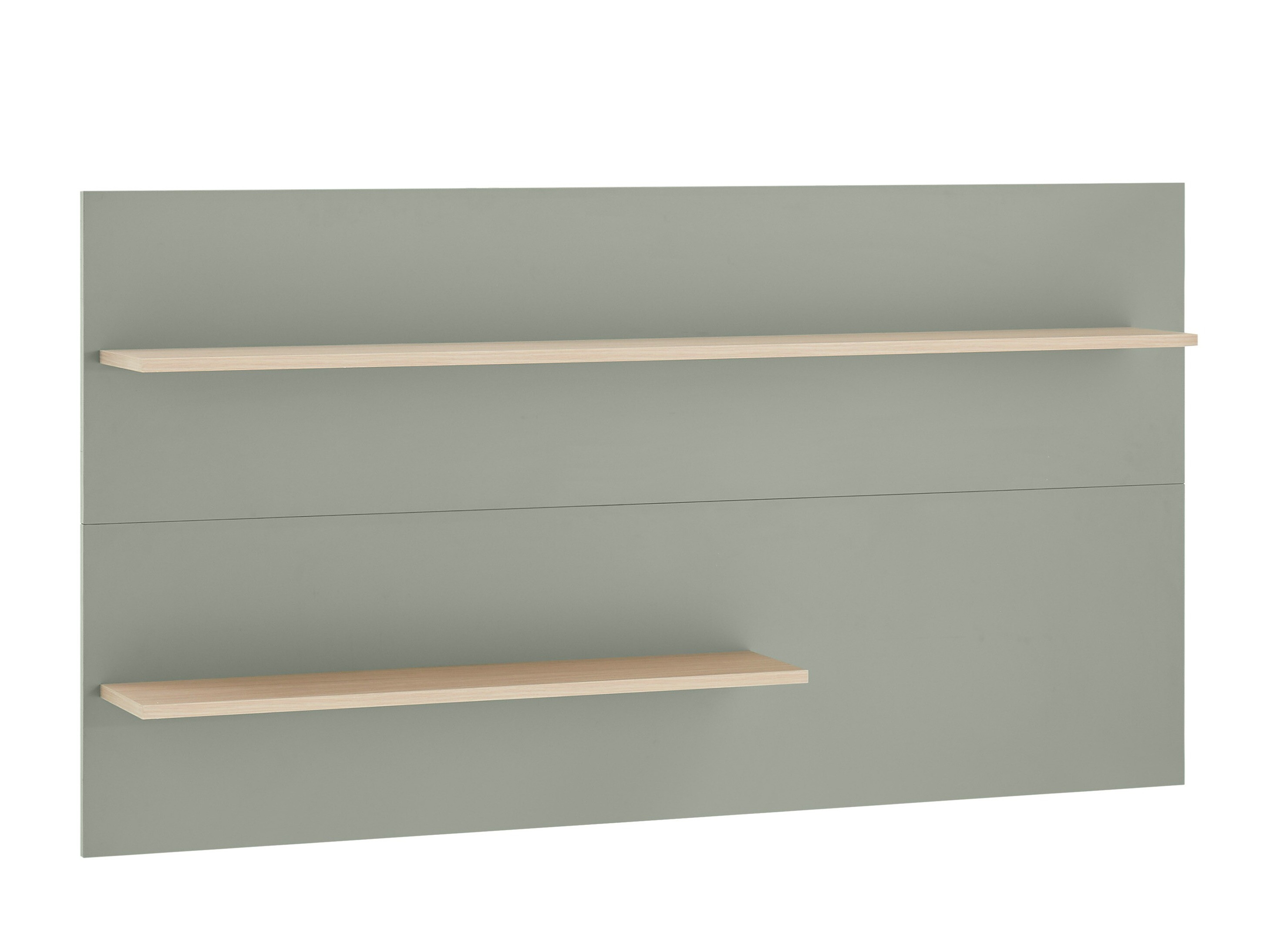 Estante de parede Elbsori 112 (Verde + Carvalho)