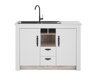 Armário modular com gaveta e portas Flora 100