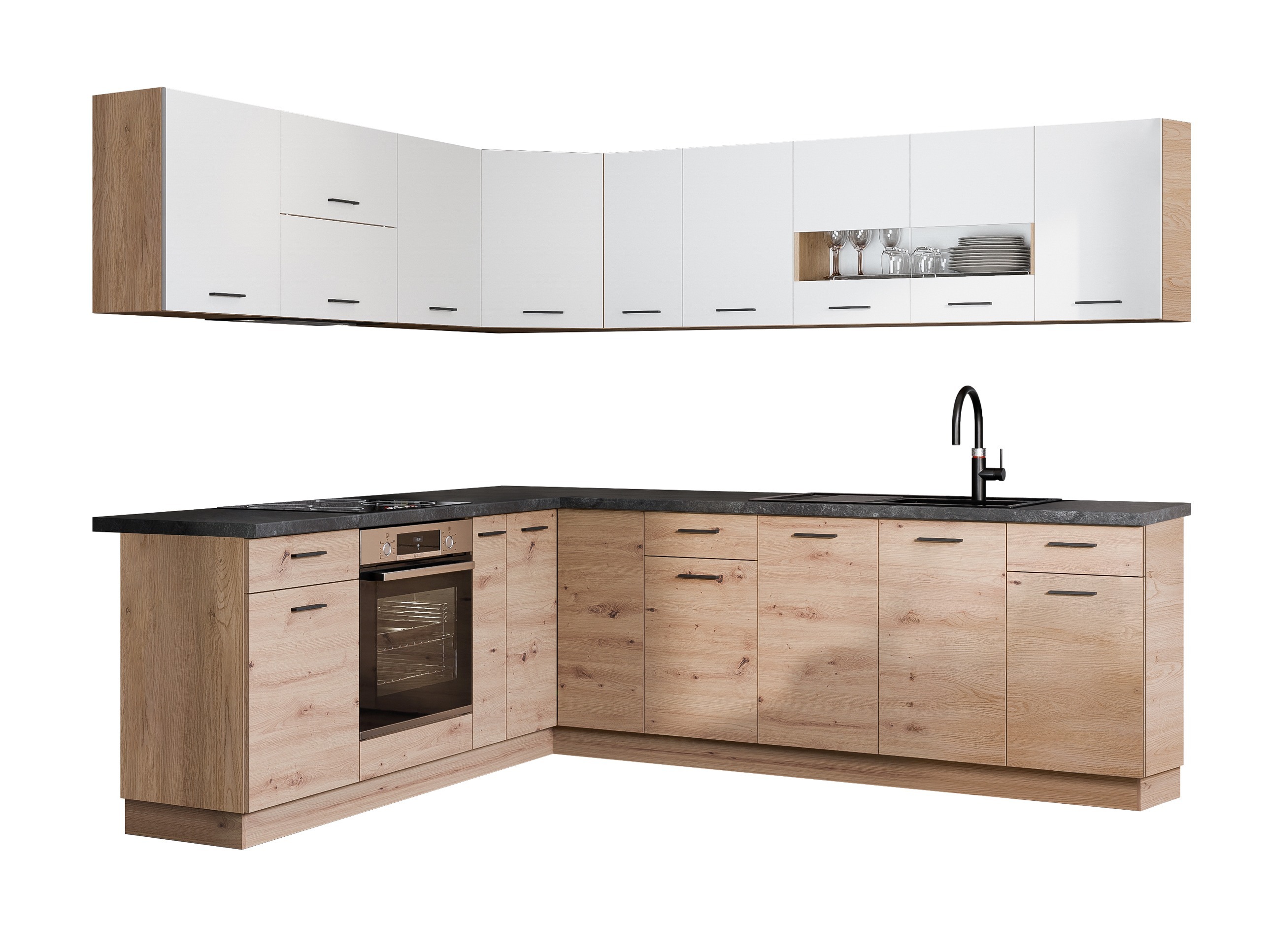 Conjunto de cozinha modular Ati White Artisan 100