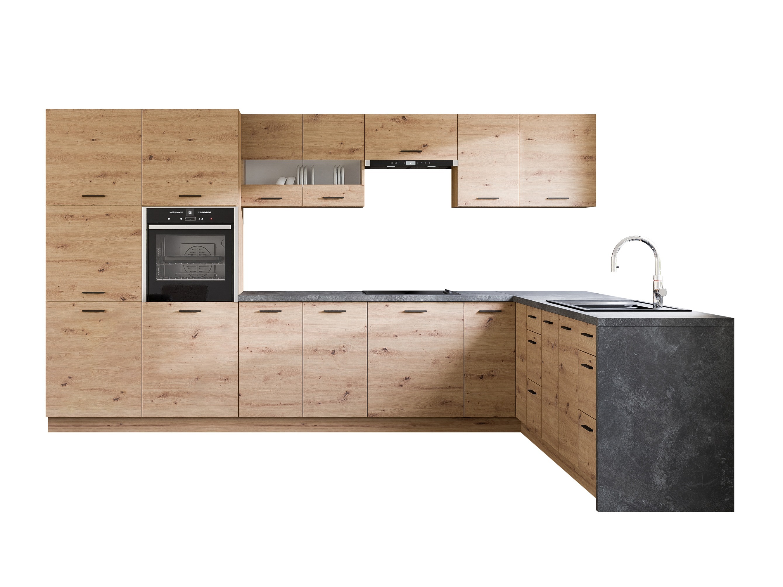 Conjunto de cozinha modular Ati Artisan 130