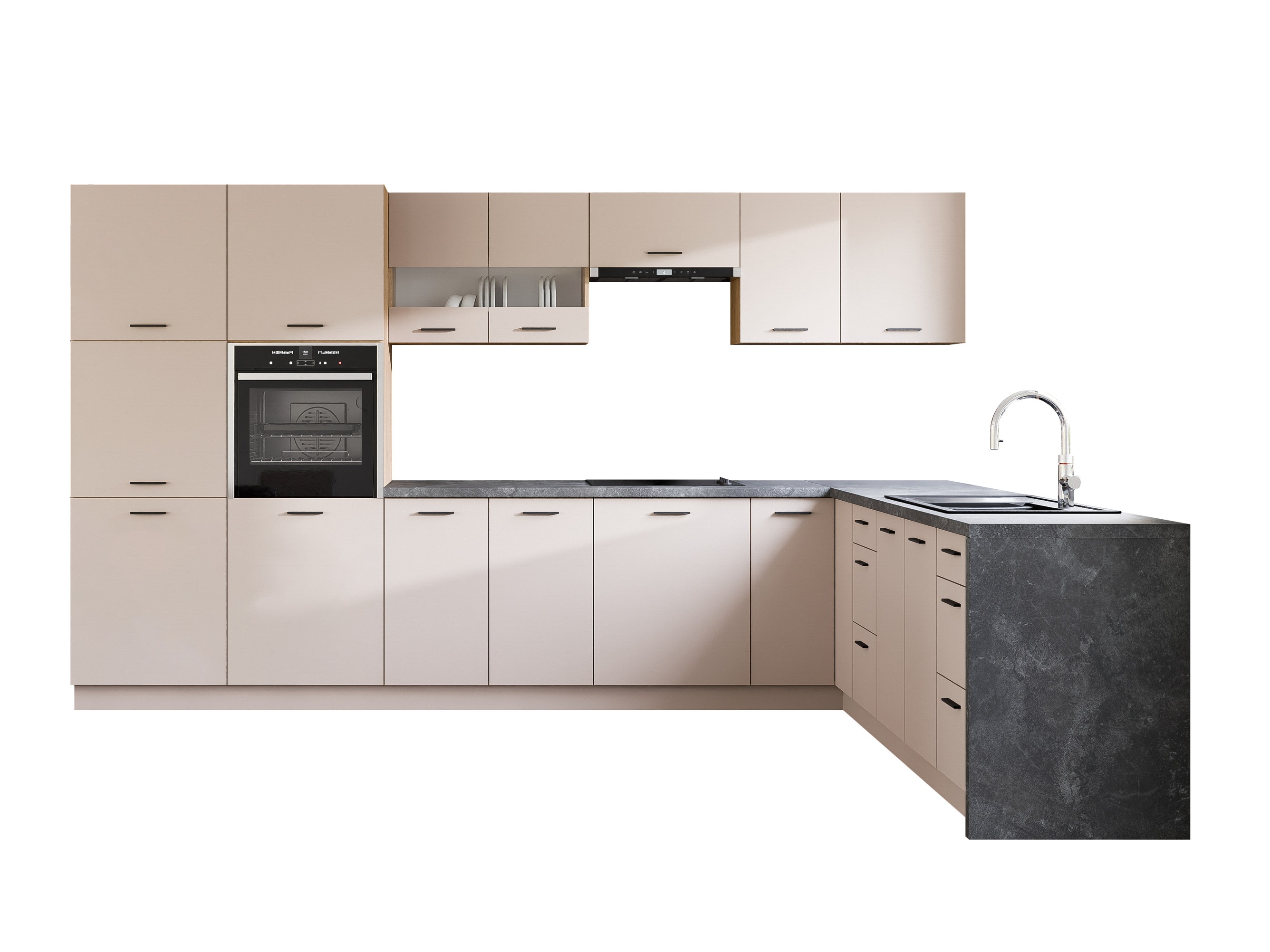 Conjunto de cozinha modular Ati Cashmere 133