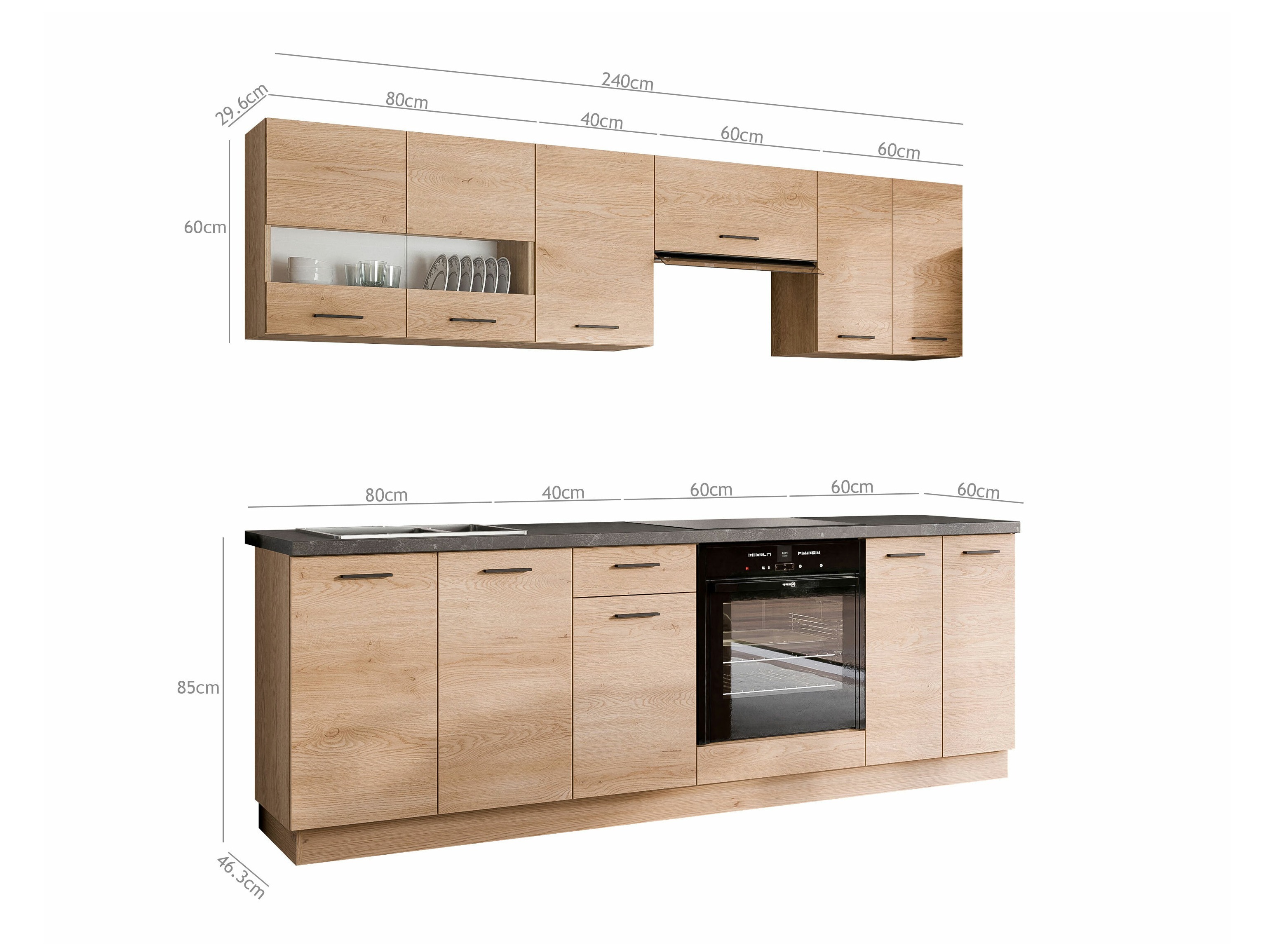 Conjunto de cozinha modular Ati Torro 131