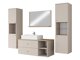 Conjunto para casa de banho Ophruvi 102 (Castanho claro)