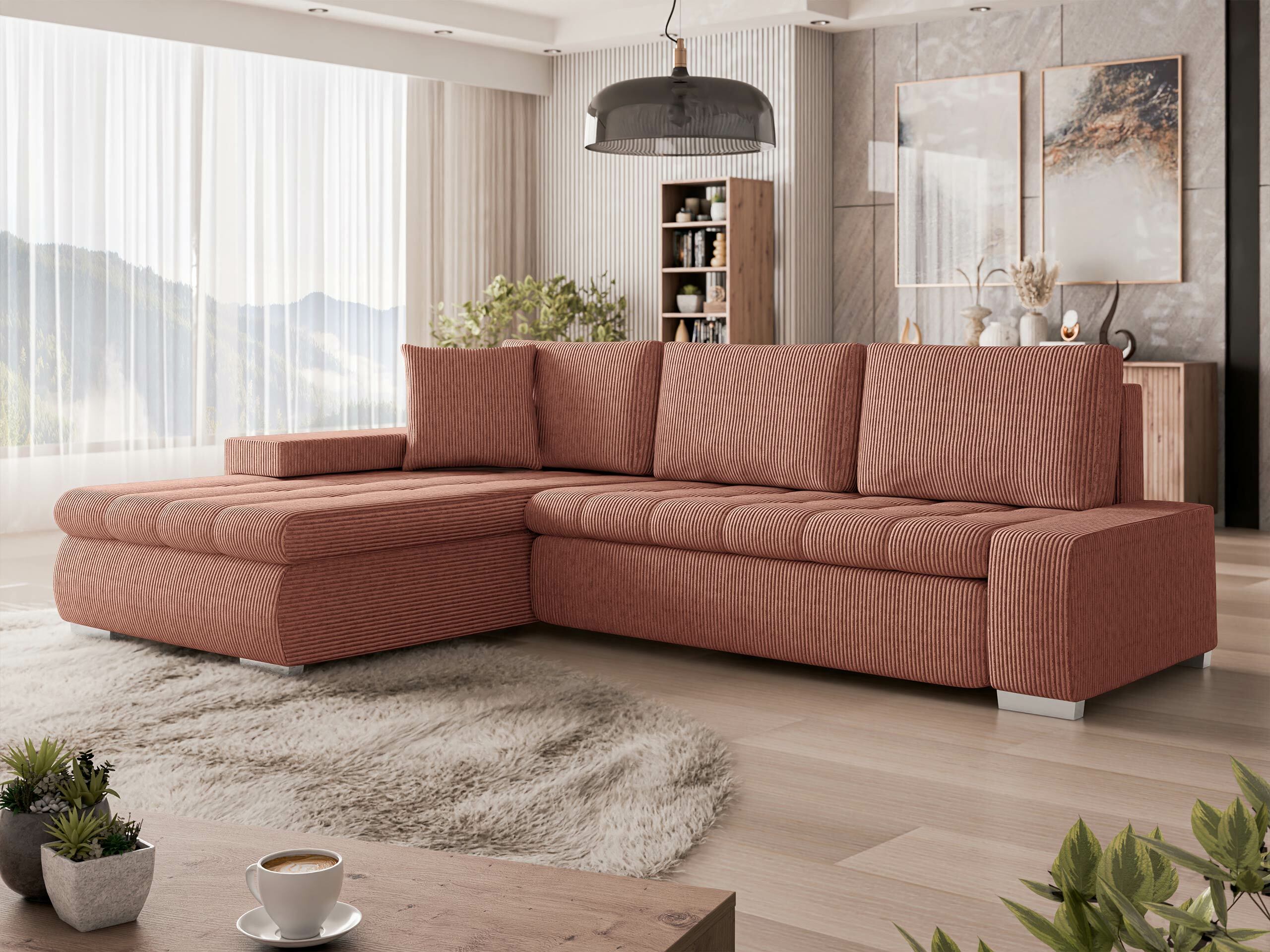 Sofá de canto Comfivo Nitor (Uttario Velvet 2955 + Evo 28)