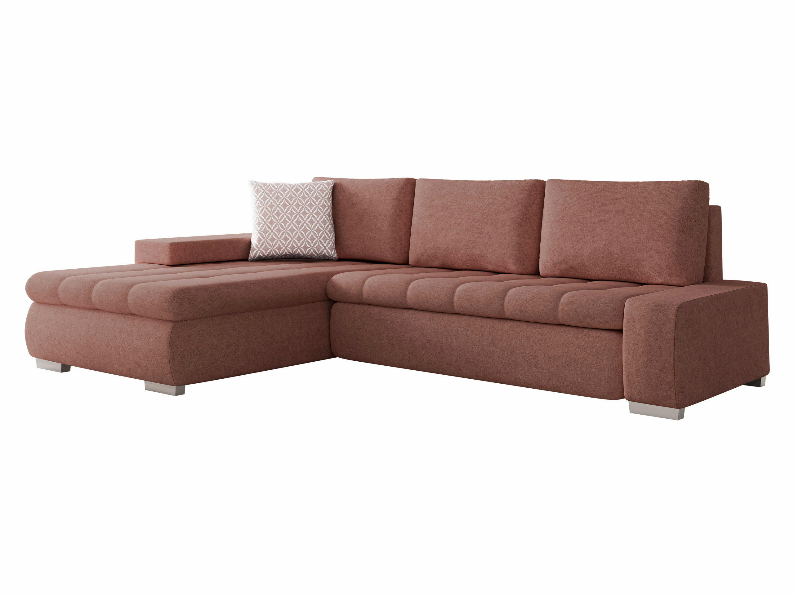 Sofá de canto Comfivo Nitor (Uttario Velvet 2955 + Evo 28)