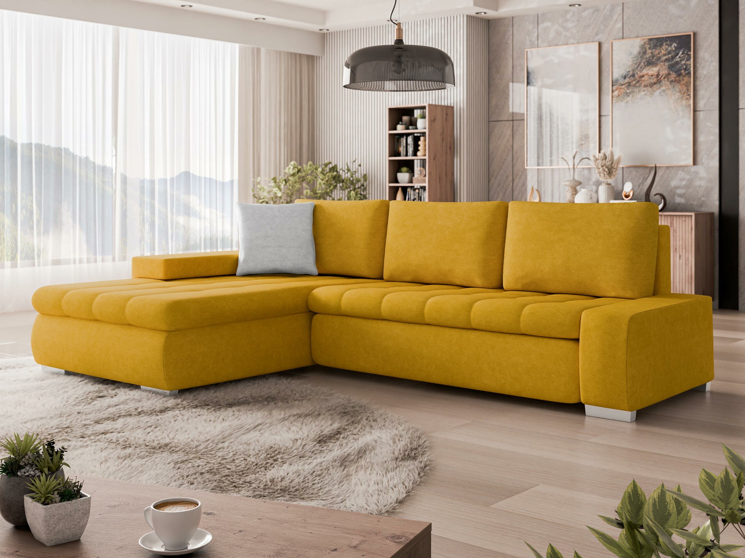 Sofá de canto Comfivo Nitor (Uttario Velvet 2959 + Uttario Velvet 2973)