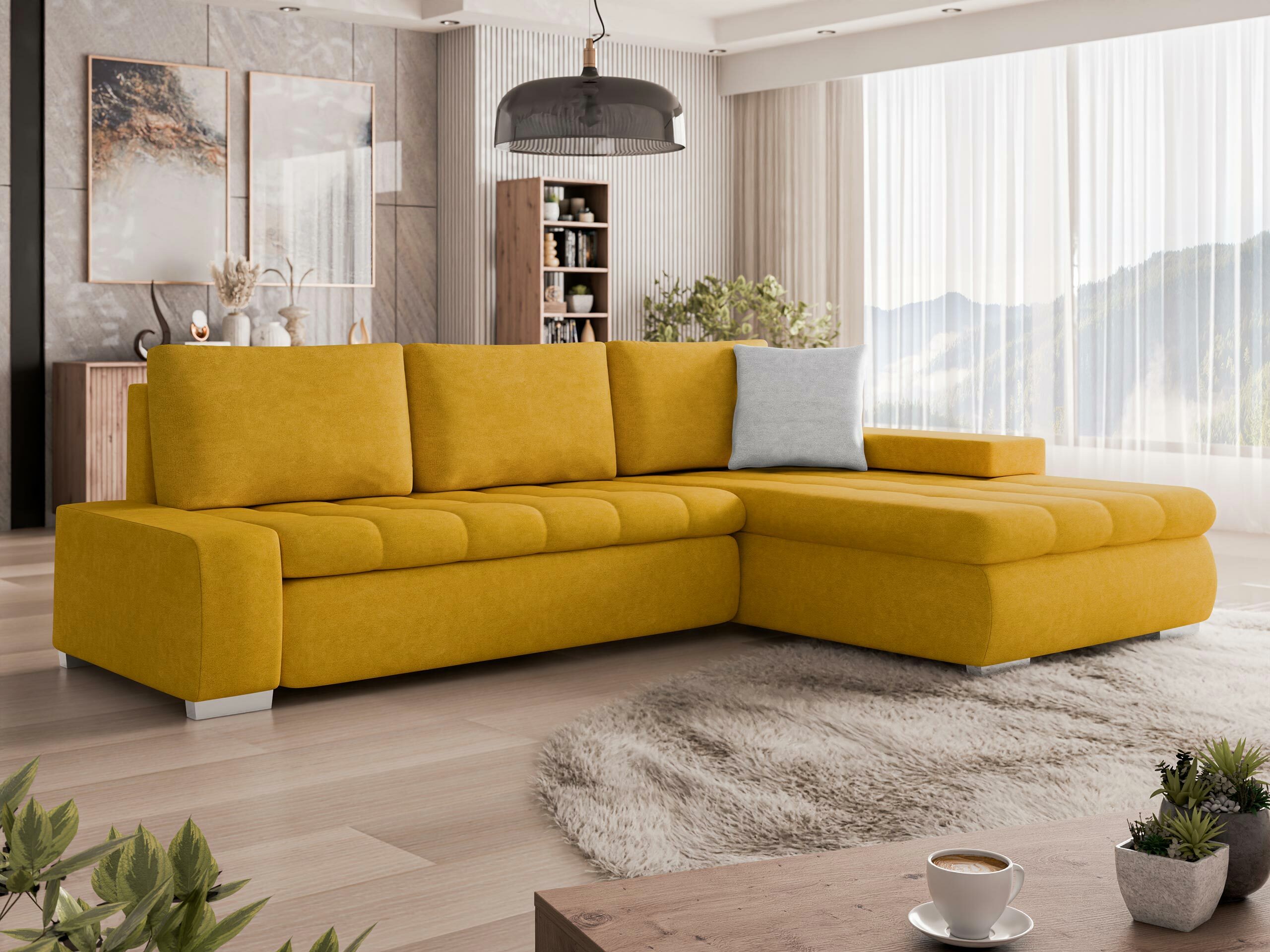 Sofá de canto Comfivo Nitor (Uttario Velvet 2959 + Uttario Velvet 2973)