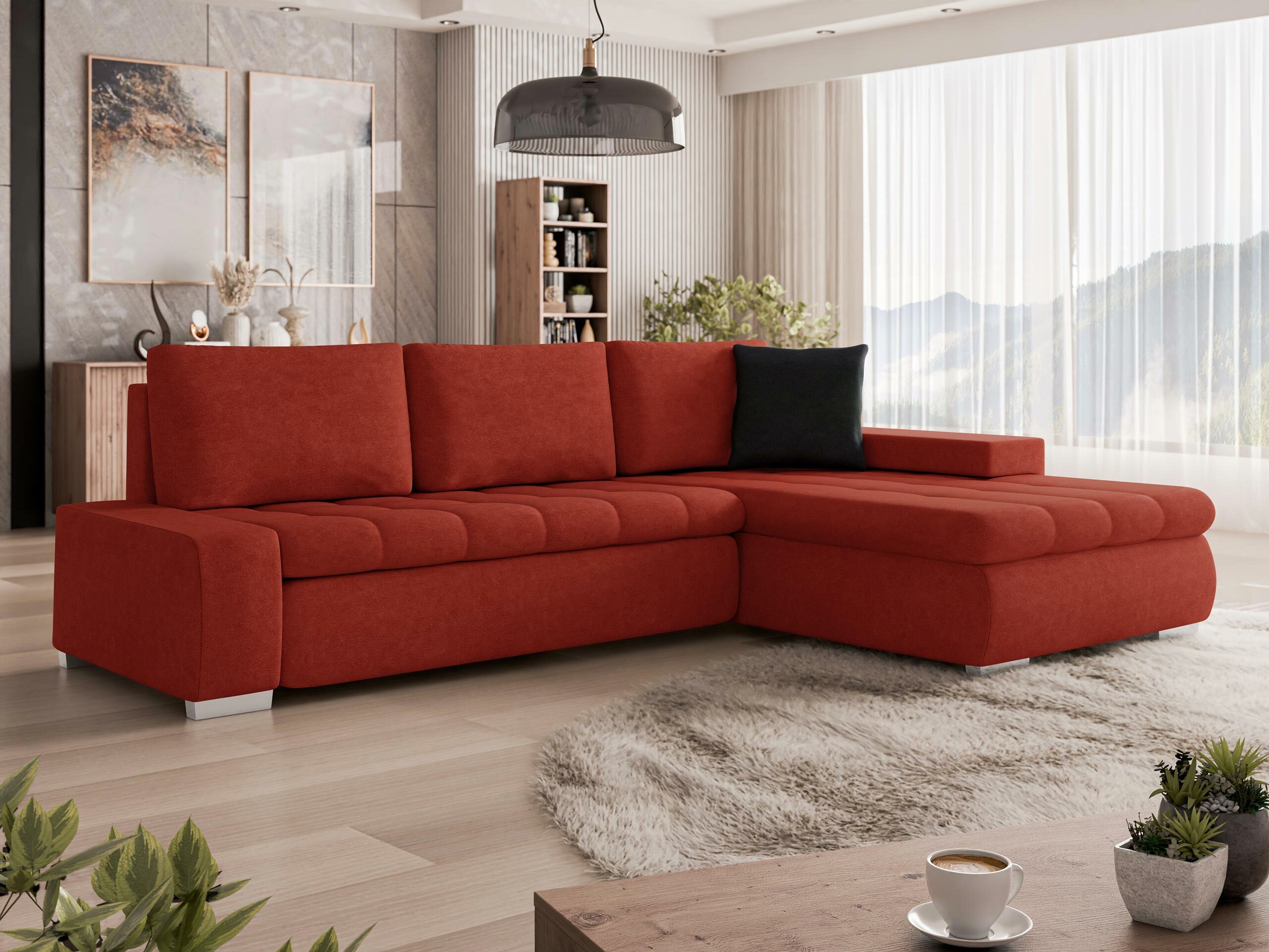 Sofá de canto Comfivo Nitor (Uttario Velvet 2964 + Uttario Velvel 2980)