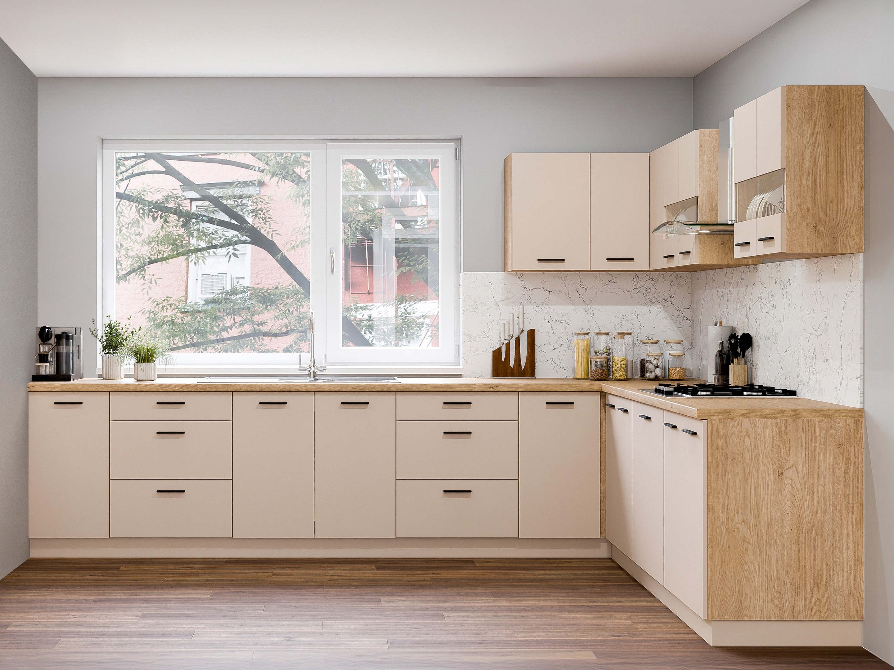 Conjunto de cozinha modular Ati Cashmere 135