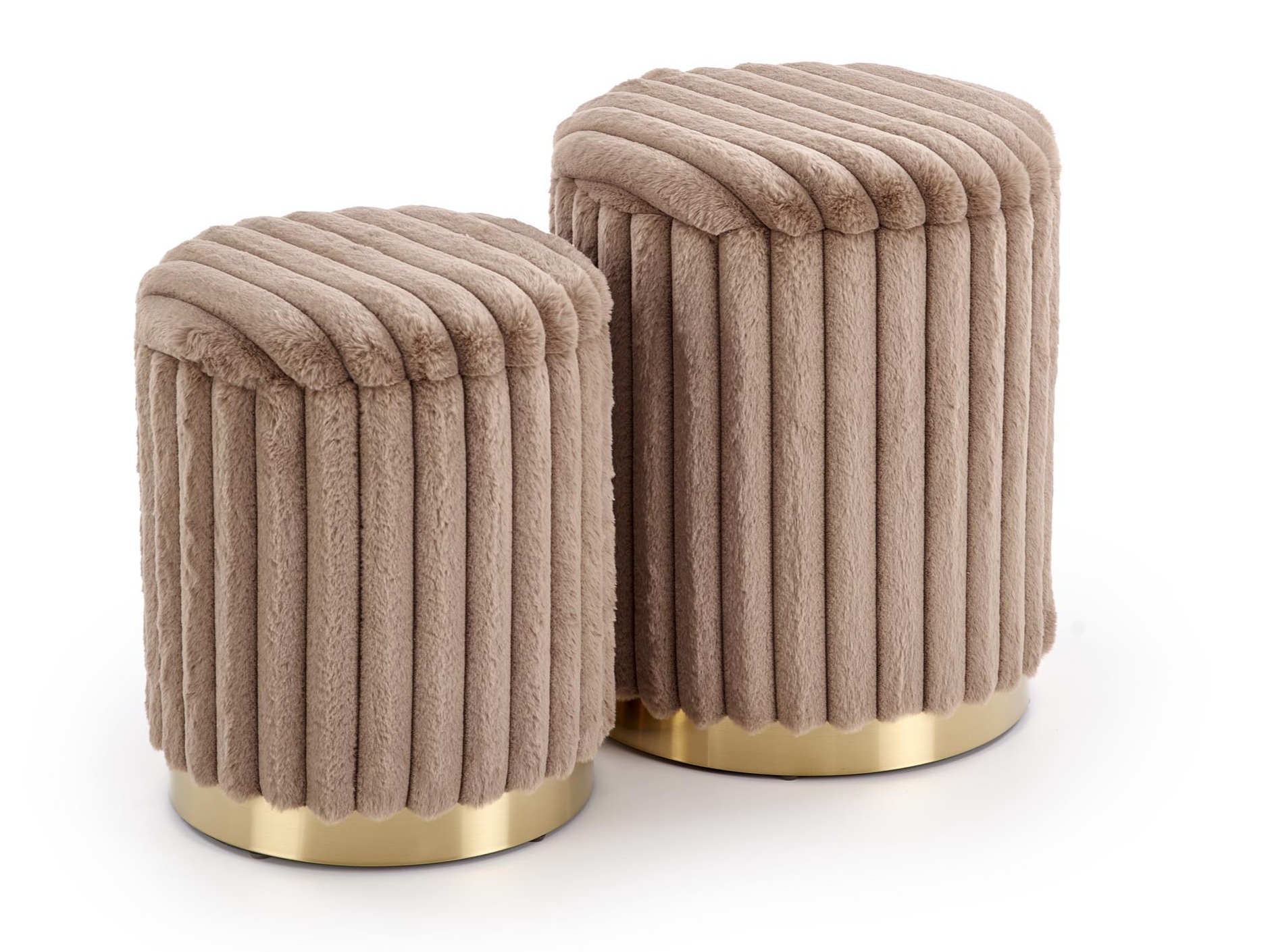 Conjunto de pufes Houston 2076 (Cappucino)