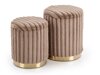 Conjunto de pufes Houston 2076 (Cappucino)