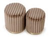 Conjunto de pufes Houston 2076 (Cappucino)
