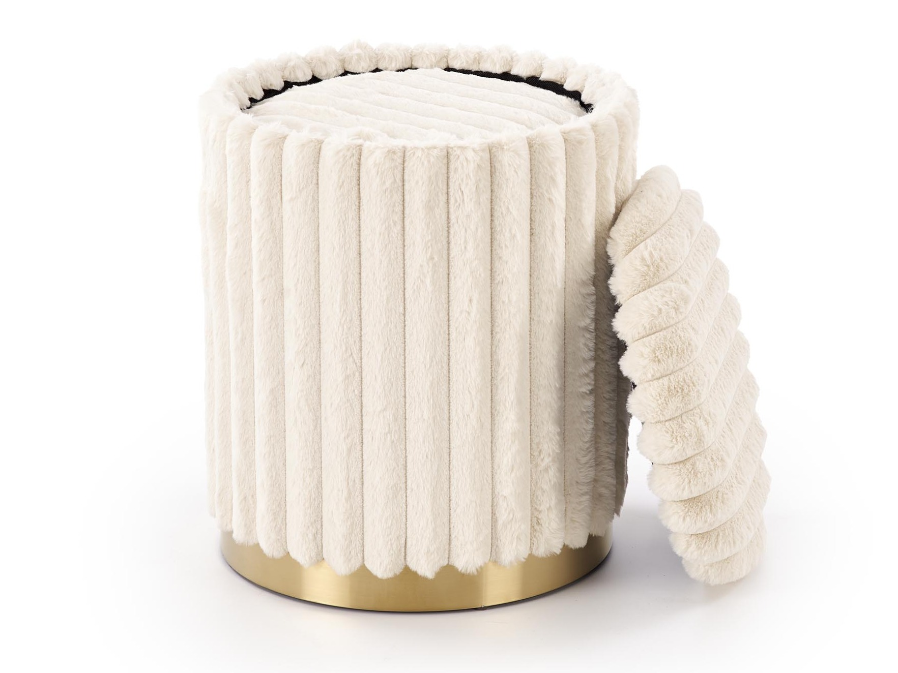 Conjunto de pufes Houston 2076 (Creme)
