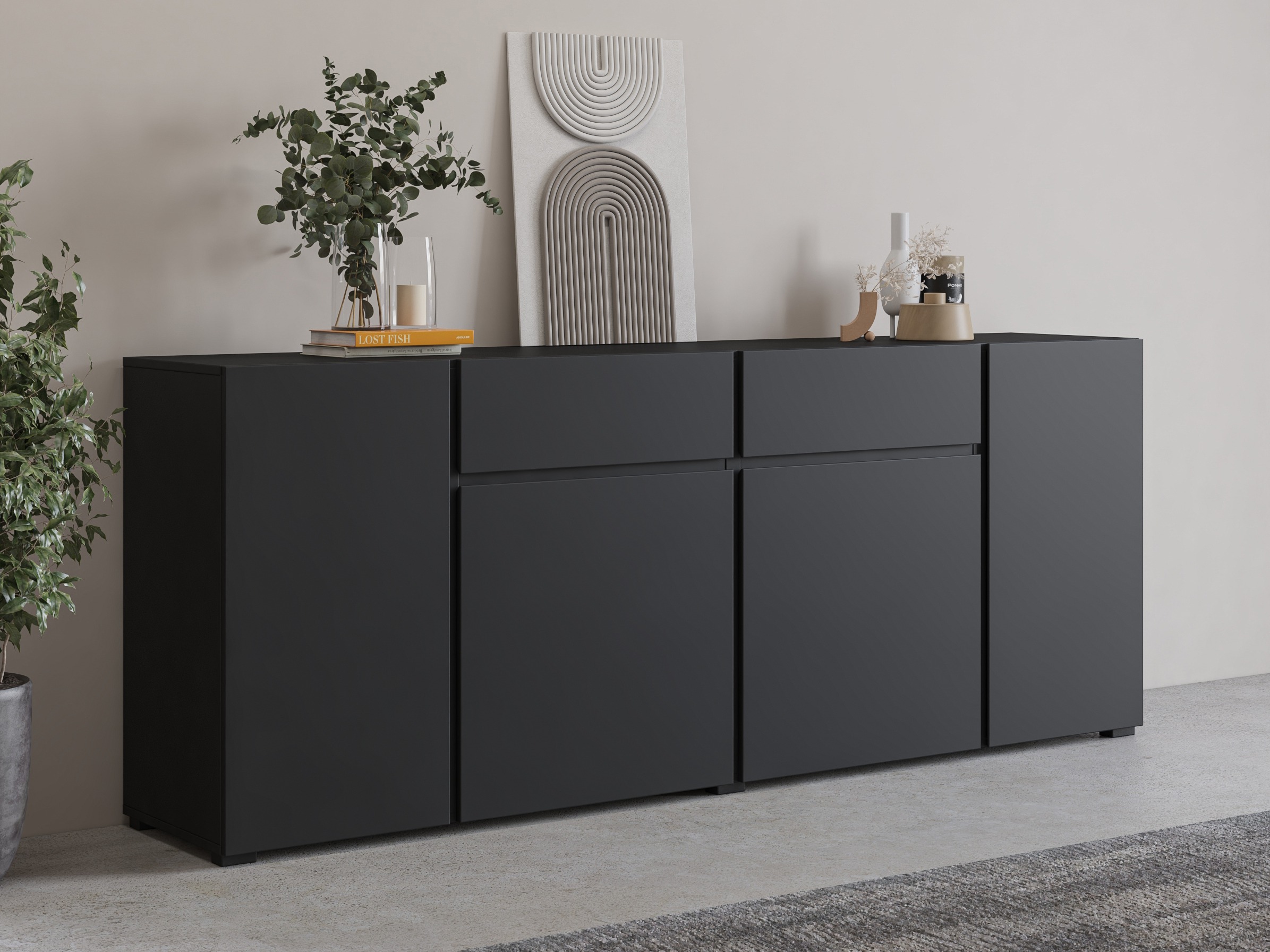 Cómoda Elbleve 103 (Preto)