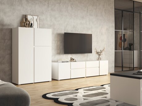 Conjunto para sala de estar Elbleve 104 (Branco)